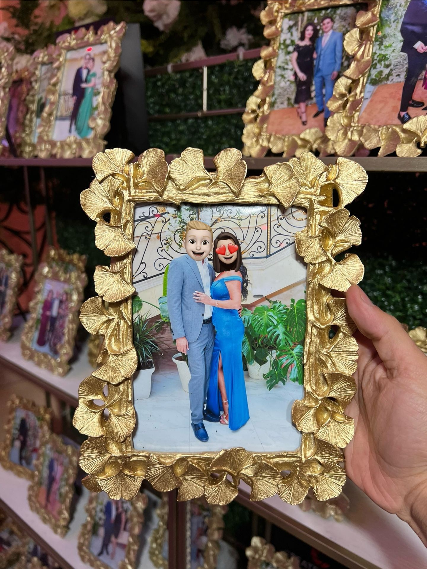 golden пinkgo frames
